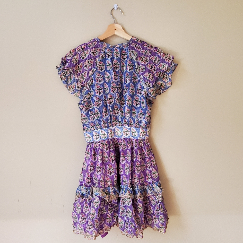 HEMANT & NANDITA Tiered Mini Dress - Picture 10 of 12